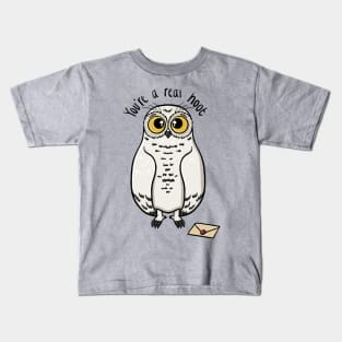 You're a real hoot Owl Digital Illustration Kids T-Shirt